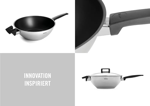 Wok de acero inoxidable Woll Concept 30 cm miniatura 2