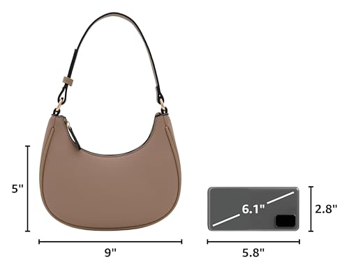 Image of FashionPuzzle Small Crescent Shoulder Bag Underarm Purse