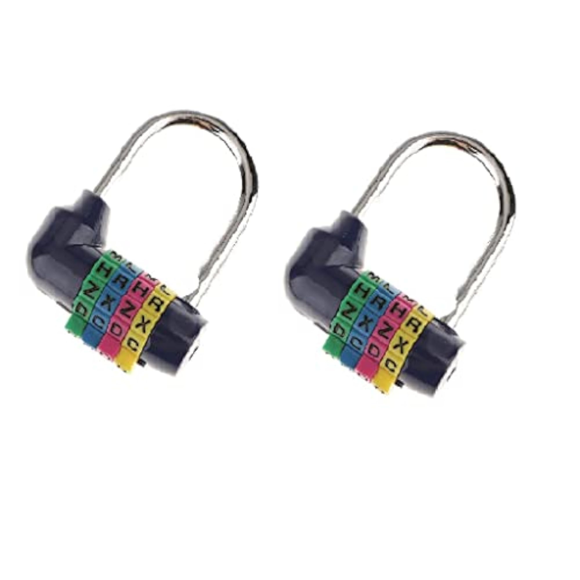 2 Pieces 4 Digit Dial Combination Padlock