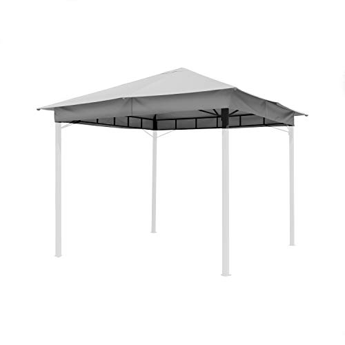 Ersatzdach 3x3 m für Sunset Classic ca. 180 g/m² grau