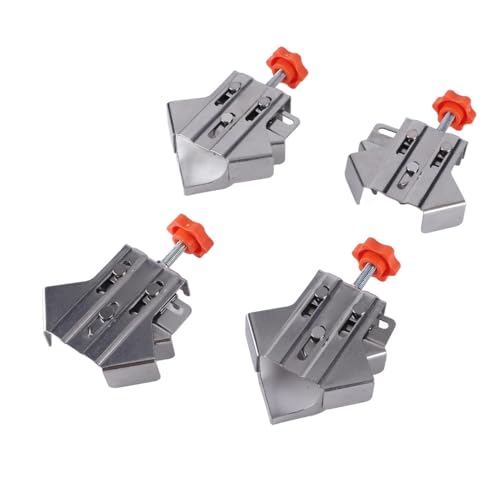 Generic 4Pcs Corner Clamps Adjustable Woodworking Clamps Right Angle Clamps for Wood Crafts Project