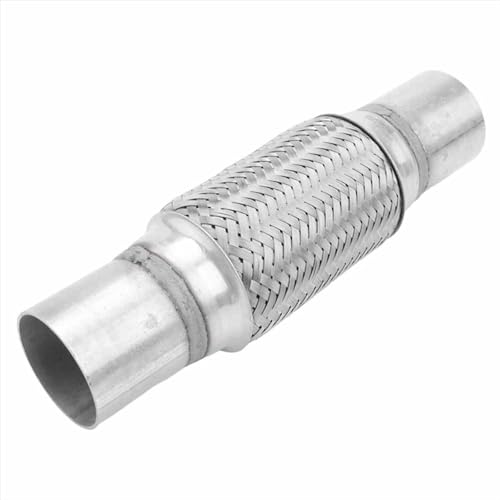 Tuyau d'échappement flexible en acier inoxydable à double tresse 2x6 pouces pour voiture