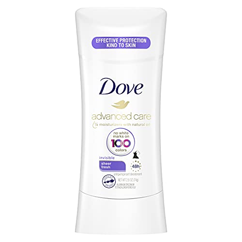 Dove Advanced Care Invisible Antiperspirant Deodorant Stick No White