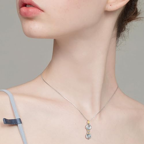 Amulette bouddhisme Vajra en argent pour style zen et méditation - 6