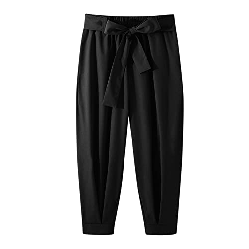 Ymosrh Men's Pants Cropped Slim Fit Dress Pants Tapered Ankle Casual Dress Pants Suit Men's, S-3XL4