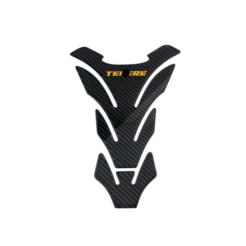 Adhesivo Tanque Moto Pegatinas Protectoras para La Cubierta del Tanque De Combustible De Fibra De Carbono 3D para XT660Z XT1200ZE para TENERE 700