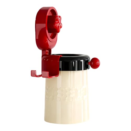Soporte de pared para cepillo de dientes para baño, sin taladro, estante de almacenamiento para el hogar | Soporte para cepillo de dientes de baño, para azulejos, estante de vidrio, espejo