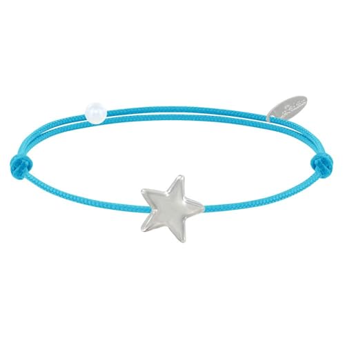 LES POULETTES BIJOUX - Bracelet Lien Etoile d'Argent 925 - Classics - Turquoise