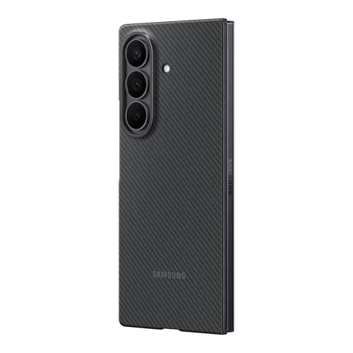Image of Samsung Galaxy Z Fold7 Official Carbon Shield Phone Case, Sleek, Tough, Durable, Ultraslim, Screen Protector, US Version, Black