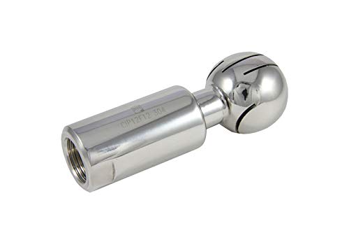 Rotating Stainless Steel CIP Spray Ball with Female NPT Threaded Connection (1/2 Female NPT)