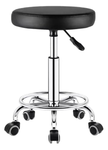 Catálogo para Comprar On-line Bancos de tocador los más recomendados. 49 SELECTSHOP Banco Multifuncional Acojinado Taburete Multiusos con Ruedas Redondo Banco De Trabajo con Ruedas Silla Giratoria con Reposapiés De Altura Ajustable Oficina Salón SPA...