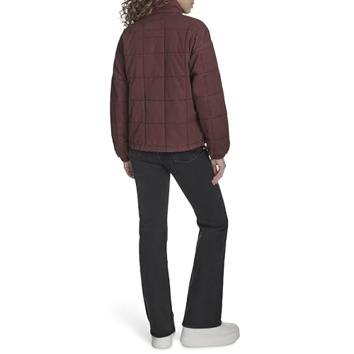 Levi's Women's Box Quilted Cotton Jacket in Tawny Port – Your New Go-To for Cozy Style! - Image 4