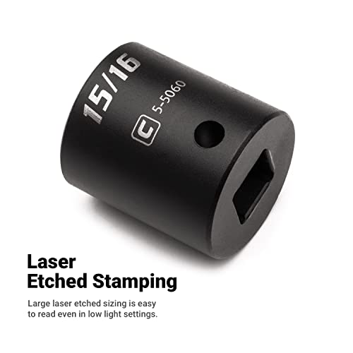 Capri Tools 5/8-Inch Shallow Impact Socket, 1/2-Inch Drive, 6-Point, Sae, Cp55055 #TOP4