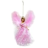 Puntale Per Albero Di Natale Angelo, 22CM Ciondolo A Forma Di Angelo Per Albero Di Natale, Decorazioni Per Giardino, Cortile, Porta D'ingresso