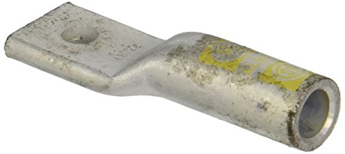 Image of Morris 93028 Long Barrel Compression Lug, Aluminum, 1 Hole, 1 STR, 1 /4 Stud, .31-.53 ID-OD, 2.5-inch Length, Gold