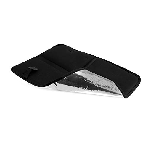 Outdoor zitkussen, thermo-zitkussen met praktische tas, aluminium isomat, opvouwbaar, licht, klein, geïsoleerd, gewatteerde zitkussen voor onderweg, camping en wandelen, of als stadion kussen - Image 6