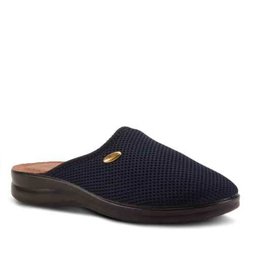 Image of Flexus Spring Step Scuff Slippers for Women - Lightweight Indoor Footwear with Flexible Round Toe Design