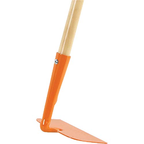 Azada de jardín infantil Rugg con mango largo y madera miniatura 1