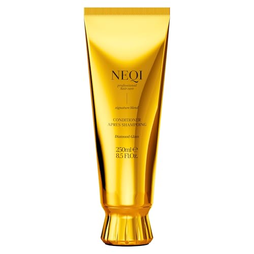 NEQI Diamond Glass – Après-shampoing hydratant et brillant au verbascum – Soin démêlant pour des cheveux souples et soyeux – Tous types de cheveux –...