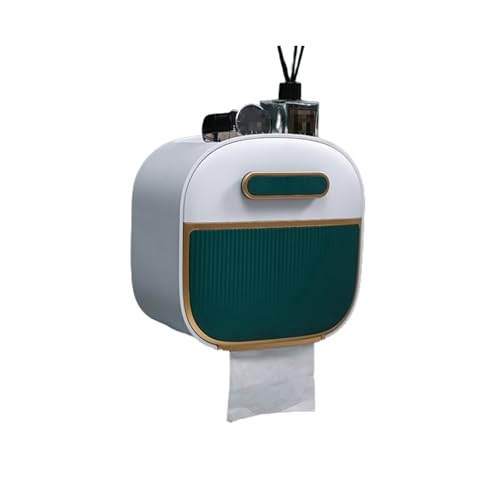 FETGKNBM2 Commercial Creative Paper Towel Dispenser Wall Mount Multifold C-Fold Hand Towel Dispenser with Drawer Multifunctional Toilet Tissue Box for Bathroom Kitchen Restroom