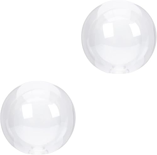 Uonlytech 2 unids pantalla globo de vidrio cubierta de luz globo accesorios de globo lámpara reemplazo globos pantallas lámpara cubierta lámpara