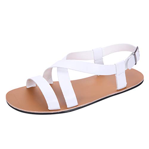 Sandales Rome homme au design boucle plat et sauvage ultra léger
