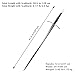 Claymeur Medieval Full Tang Spring Steel Italian Long Sword with Scabbard and Diamond Handle for Outdoor Use, Practice, Collection-50.8 Inch Black