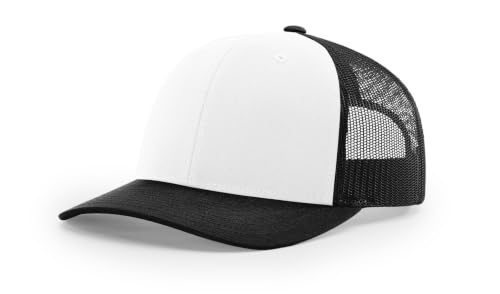 Image of Richardson 112 Trucker Hat - Premium Adjustable Snapback Hat - Structured Six Panel Richardson Blank Caps