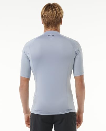 Rip Curl Men's Waves UPF 50 Performance Short Sleeve Rashguard3