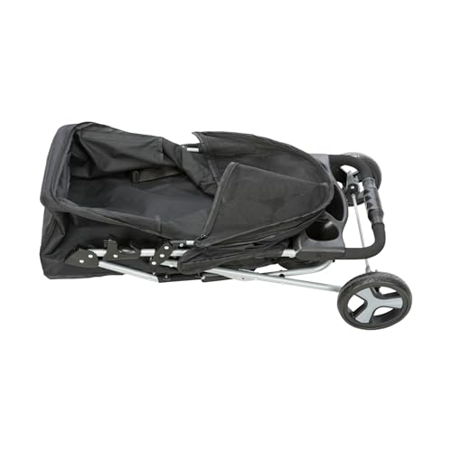 TRIXIE Buggy für Hunde, 47 × 100 × 80 CM, 4,6 kg - extra leicht, schwarz, bis 11 kg belastbar - 28958