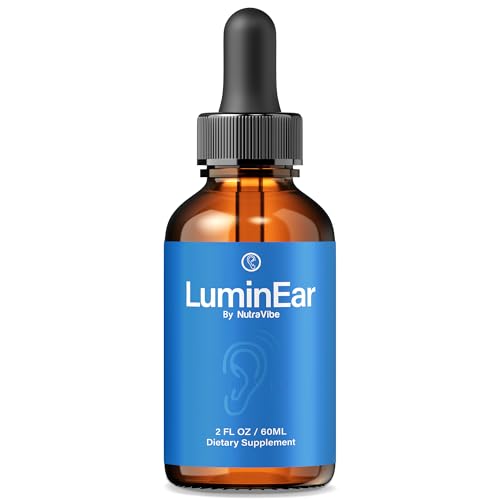 LuminEar Drops – Premium Ear Support Formula with Natural Ingredients | Hearing Comfort & Balance for Adults | Easy-to-Use Sublingual Nano Drops | LuminEarz Ear Reviews (30 Servings)