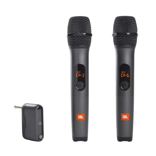 Image of JBL PartyBox Stage 320 Portable Party Speaker with Wireless Two Microphone System (Black)