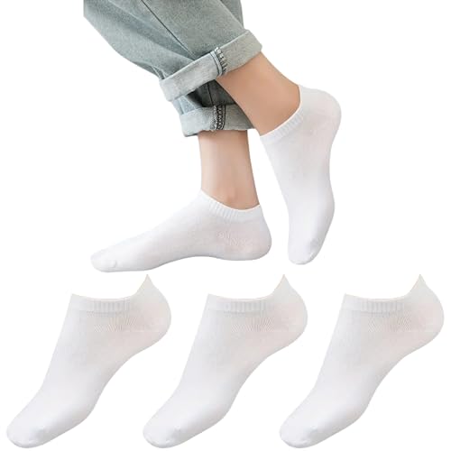 Image of Yuneek Women's Ankle Length Low Cut Cotton Socks Pack Of 3