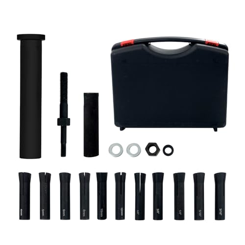 95400 in-Line Dowel Pin Puller Master Set Includes Multiple Sizes, Tools, SAE and Metric Collets for Effortless Dowel Pin Removal