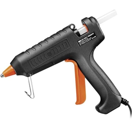 UHU Heißklebepistole Promatic Hot Melt, mit hoher Klebeleistung für Bastel- und Reparaturarbeiten, inkl. 3 Patronen