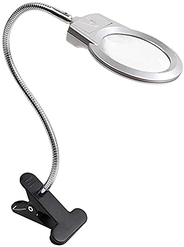 Loupe LED broderie : lampe de bureau à pince métal pour diamant 5D