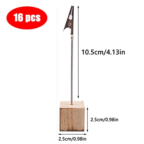 16 Pcs Porta Memo Clip con Base Porta Memo e Porta...