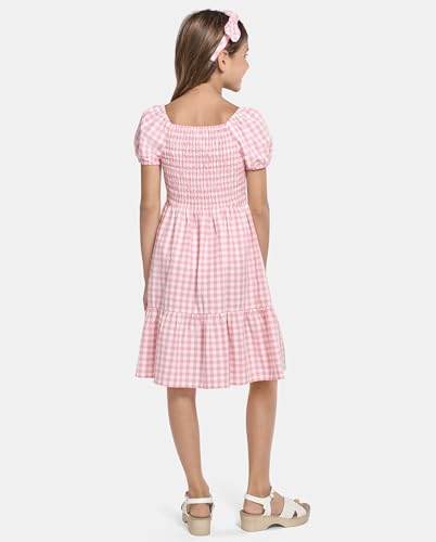 Image of The Children's Place girls Floral Smocked Babydoll Dress