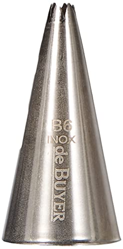 DE BUYER -2112.07N -douille inox cannelee b6 - 6 dents