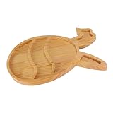 Zynphancer 木製サービングトレイ イースターデザイン – 多目的使用可能 装飾用プレート キャンディやスナックの盛り付けに最適 (36.00X23.00X2.40CM)