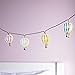Lights4fun - Guirnalda para Niños de 12 LED Blanco Cálido a Pilas con Globos Aerostático