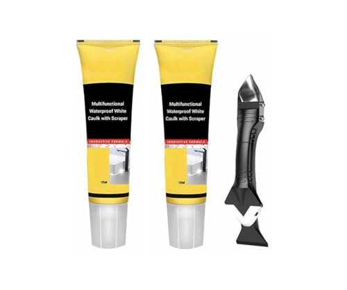 Masilla blanca multifuncional impermeable con espátula 3PC miniatura 1
