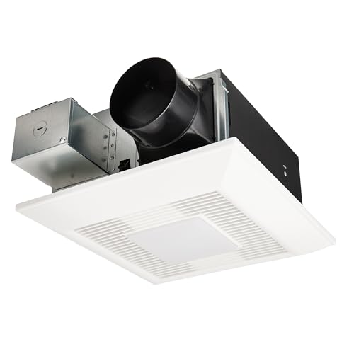Image of Panasonic FV-0511VFL1K WhisperFit DC Retrofit Ventilation Fan with Light, Dimmable and Adjustable Color Temperature Light, 50, 80 or 110 CFM
