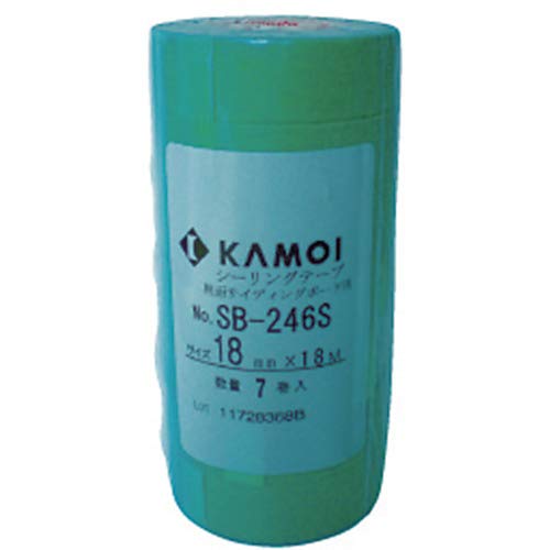 Amazon カモ井 シーリングテープ 粗面 筒 7巻入 18mm 18m Sb246s 養生テープ 産業 研究開発用品 通販