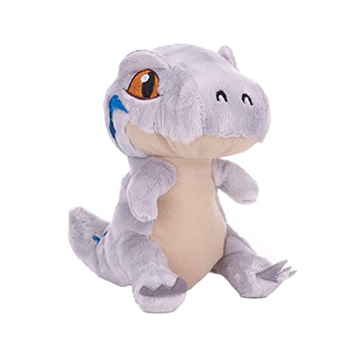 Posh Paws-Juguetes Blandos Blue Raptor Peluche de Jurassic World de 18 cm. Nota: un T-Rex o Velociraptor Azul bebé se seleccionará al Azar y uno por transacción, Color (49001)