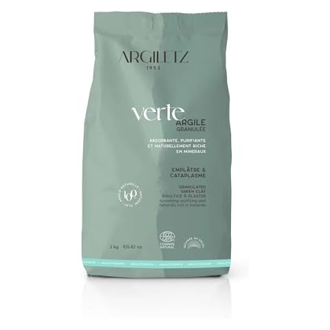 Argiletz Granulated French green clay 3kg / 6.6 lbs. 100% sourced and produced in France. Cover