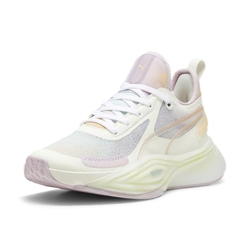 PUMA Womens Pwr Nitro Squared Summer Daze Lace Up Sneakers Shoes Casual - White2