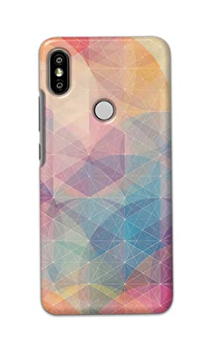 Image of Printed Hard Back Cover Case for Mi Redmi Y2 Back Cover (Crumpled Paper Design) -1803