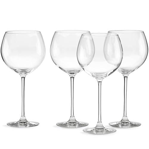 Lenox Tuscany Classics 4pc Beaujolais Wine Glass, 3.05 LB, Clear,27 fl oz