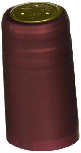1 X Burgundy PVC Shrink Capsules-30 Count